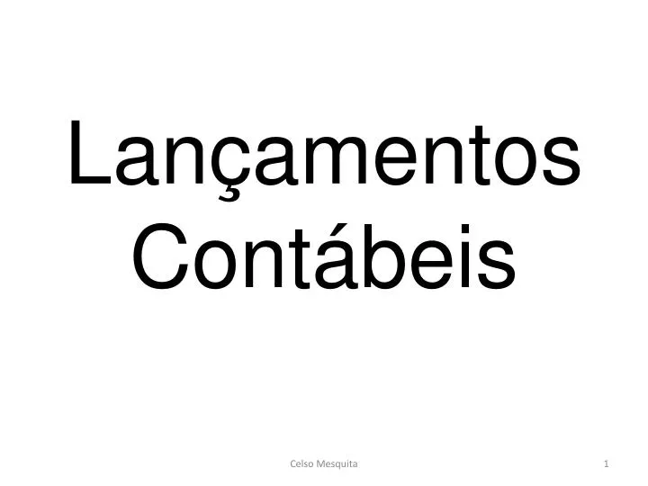 lan amentos cont beis