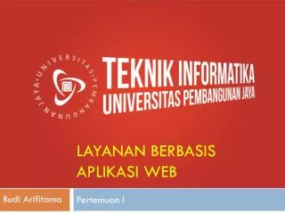 layanan berbasis aplikasi web