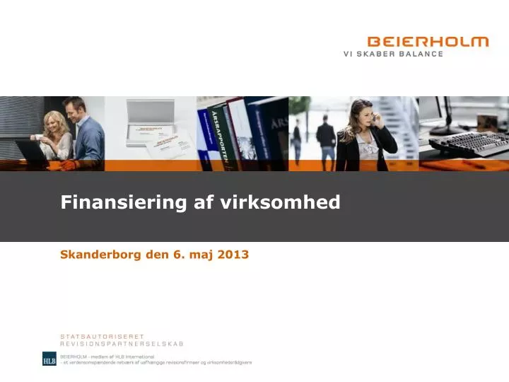 finansiering af virksomhed