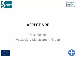 ASPECT VBE