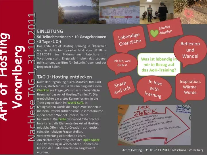 art of hosting vorarlberg nachlese tag 1 31 10 201 1