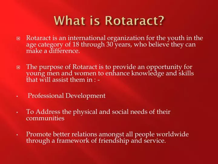 what is rotaract