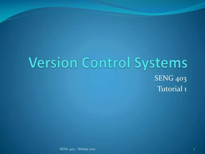 version control systems