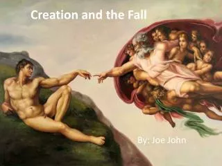 creation and the fall