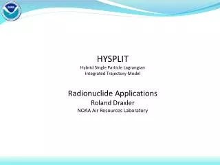 HYSPLIT Overview