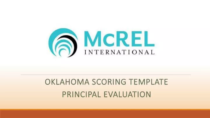 oklahoma scoring template principal evaluation