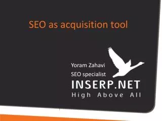 SEO as acquisition tool