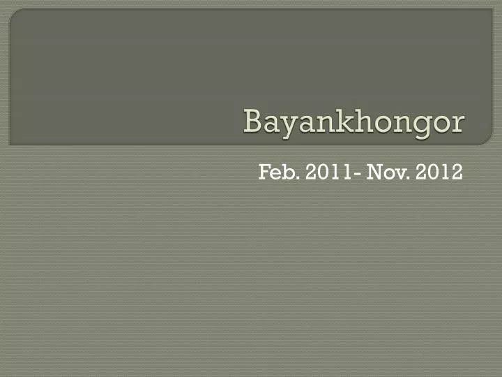 bayankhongor