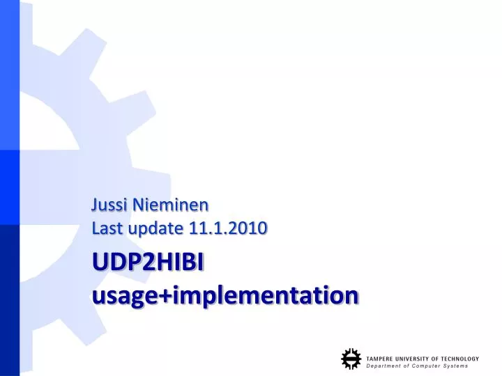 udp2hibi usage implementation