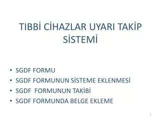 tibb c hazlar uyari tak p s stem