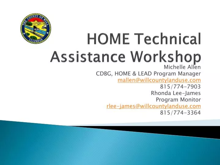 home technical assistance workshop