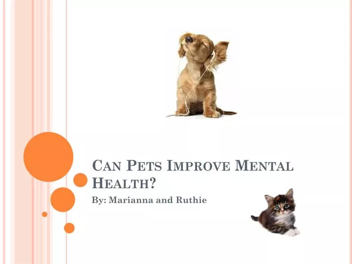 can pets improve mental health