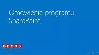 om wienie programu sharepoint