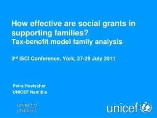 Petra Hoelscher UNICEF Namibia