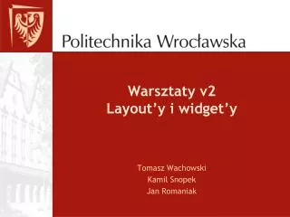warsztaty v2 layout y i widget y