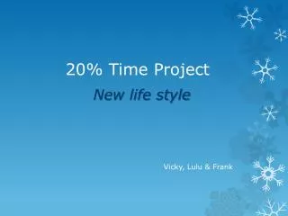 20% Time Project