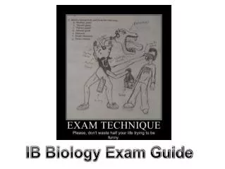 IB Biology Exam Guide