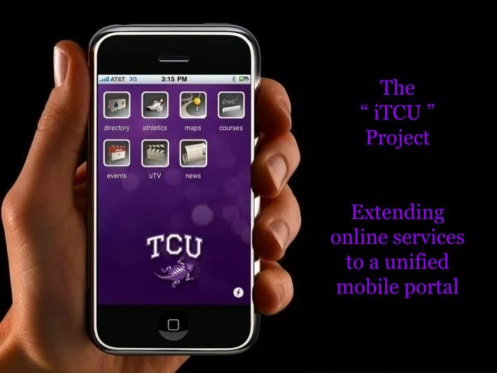 the itcu project extending online services to a unified mobile portal