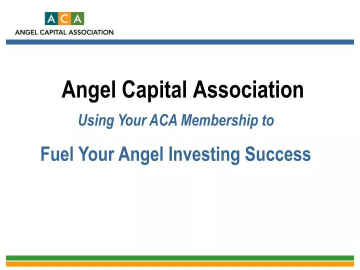 angel capital association