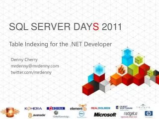 SQL Server Day s 2011