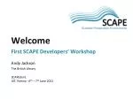 SCAPEdev1 Workshop with Andy Jackson at The British Library - slide 1