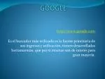 GOOGLE - slide 1