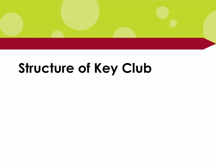 structure of key club
