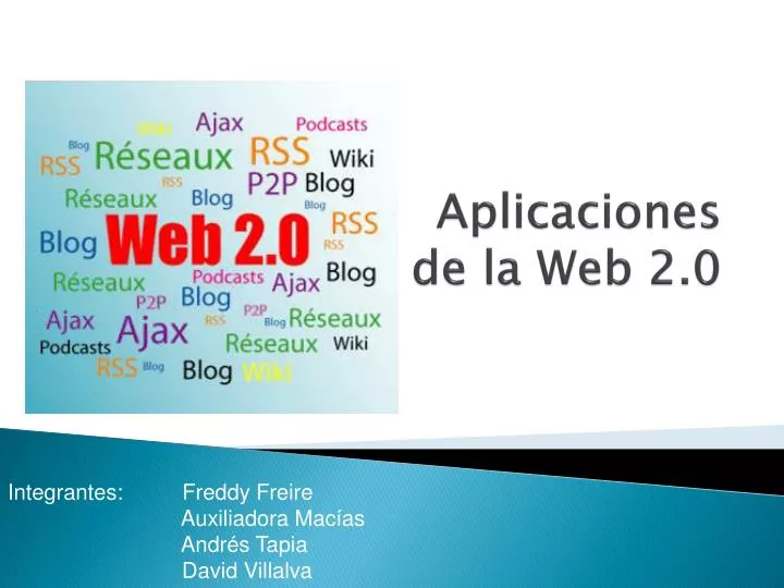 aplicaciones de la web 2 0