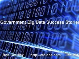 Government Big Data Success Stories