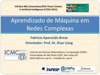 aprendizado de m quina em redes complexas