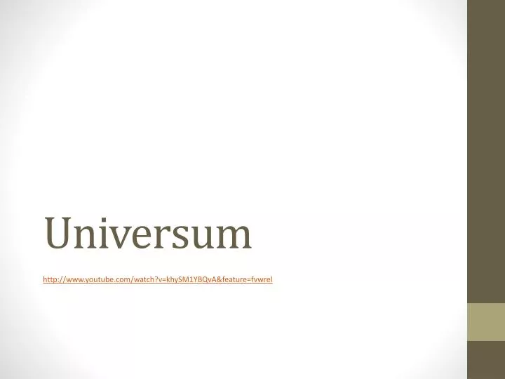 universum