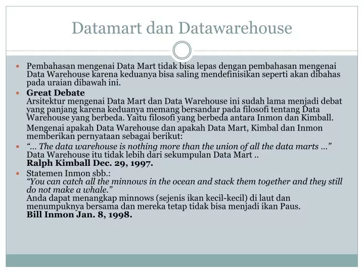 datamart dan datawarehouse