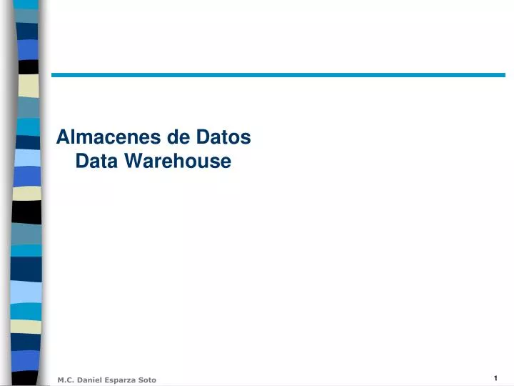 almacenes de datos data warehouse