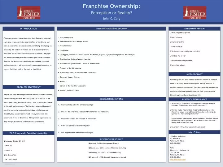 franchise ownership