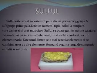 sulful