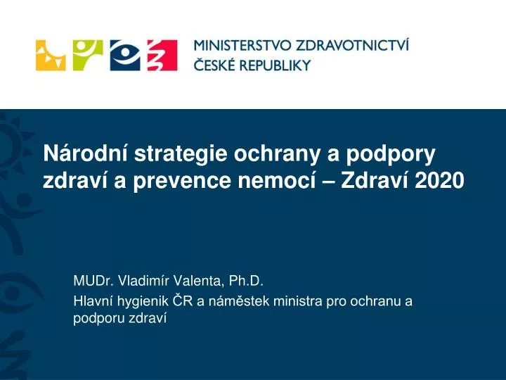 n rodn strategie ochrany a podpory zdrav a prevence nemoc zdrav 2020