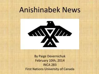 Anishinabek News