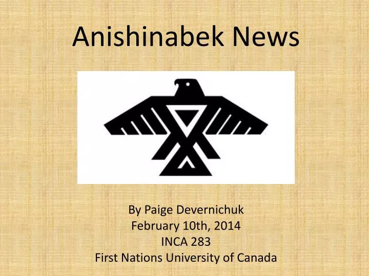 anishinabek news