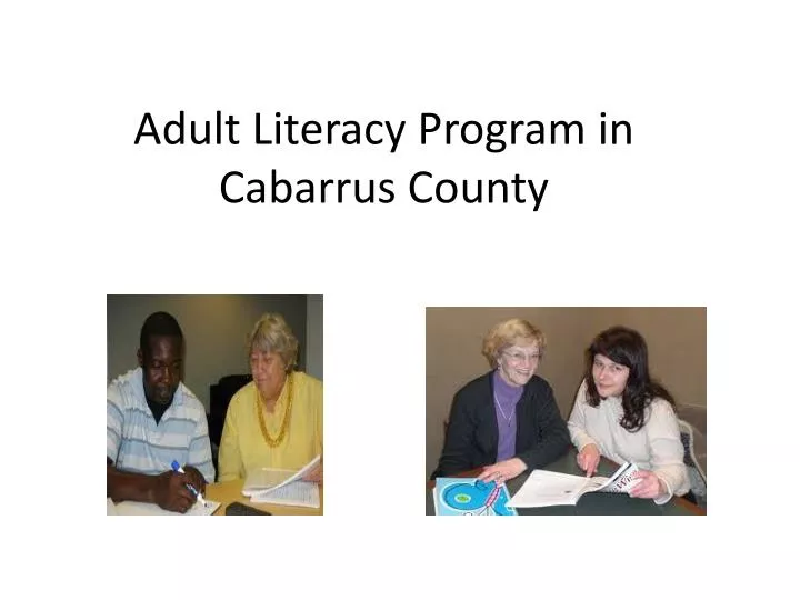 adult literacy program in cabarrus county