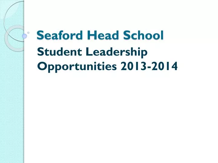 seaford head school