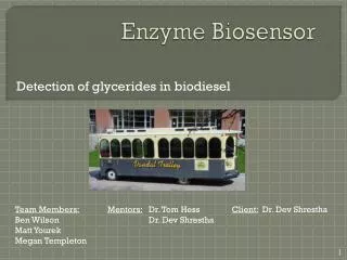 Enzyme Biosensor