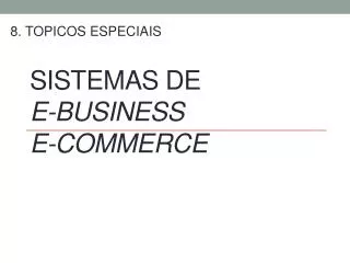 sistemas de e business e commerce