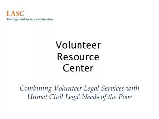 Volunteer Resource Center
