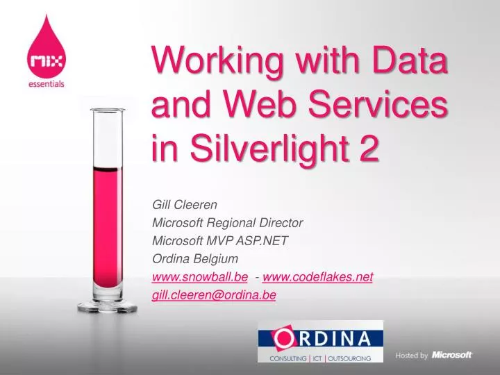 working with data and web services in silverlight 2