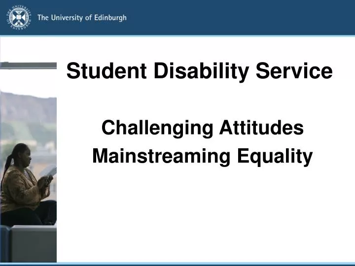 student disability service