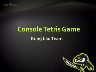 Console Tetris Game