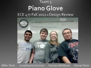 Team 3 Piano Glove