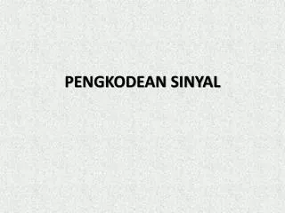 pengkodean sinyal