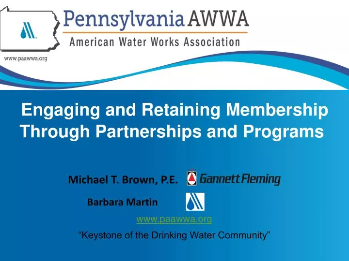 engaging and retaining membership through partnerships and programs