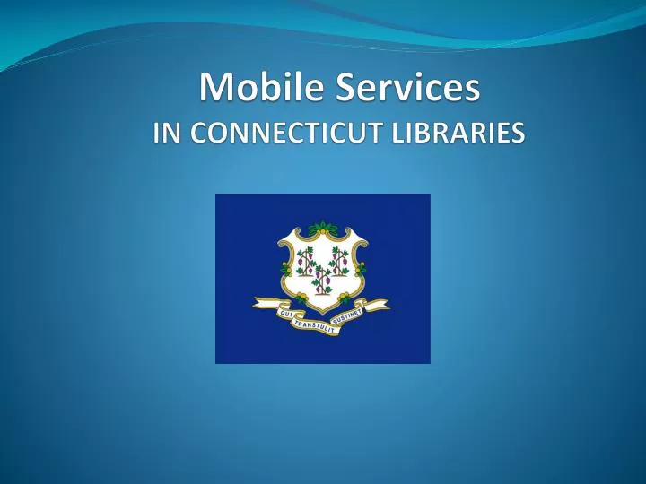 mobile services in connecticut libraries